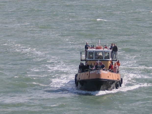 X-Pilot approaching the Red Sands Radio Fort