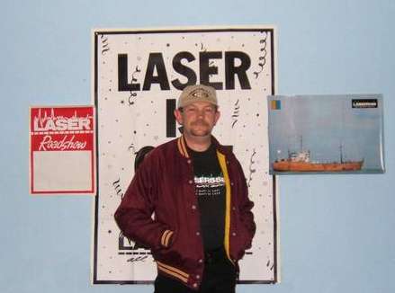 Glenn Arnold with his Laser 558 Items