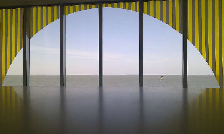 Pier wreckage buoy from Turner Contempory