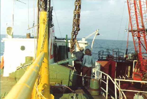 Anchor comes aboard