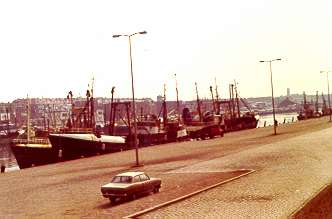 Jeanine moored at quayside