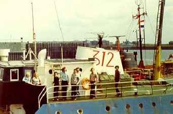 Jeanine Radio Crew on Bridge Wing