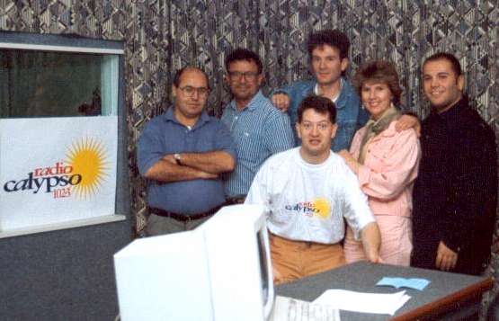 Calypso 102 staff in 1995