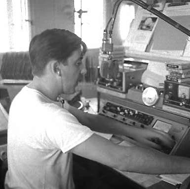 Don Allen cues a record