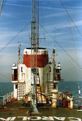 From rear deck