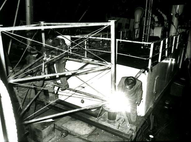 Welding to baseplate