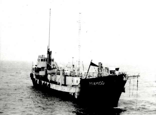 Mi-Amigo off Holland in 1972