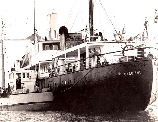 Fredericia off Ramsey being supplied