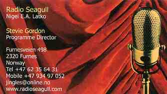 Stevie Gordon Card
