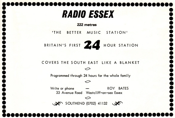 Radio Essex 1965 Flyer