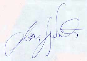 Mark Wesley Autograph