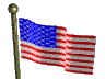 US flag in the breeze