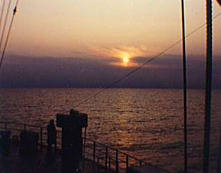Sunset over Knock deep
