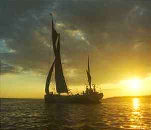 SB greta sailing from the medway