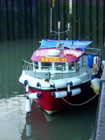 Excell 2 in Whitstable harbour