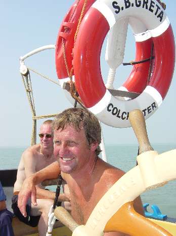 Greta Skipper Steve with Sav'