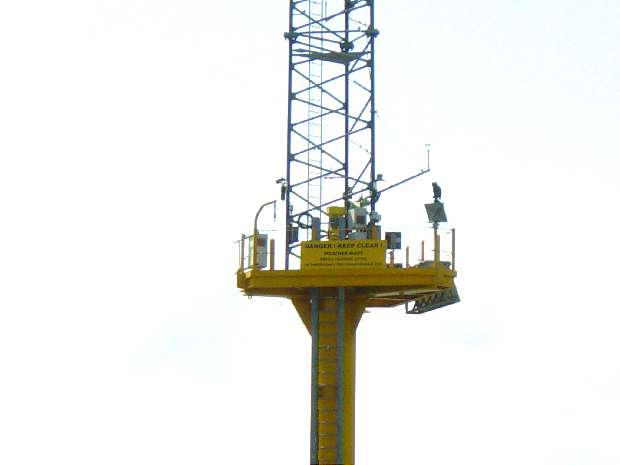 Extra extra CU Wind Farm weather tower