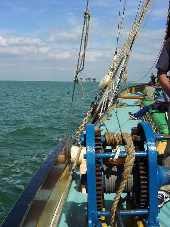 Approaching Shivering Sands Forts