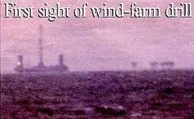 Wind Farm drill rig