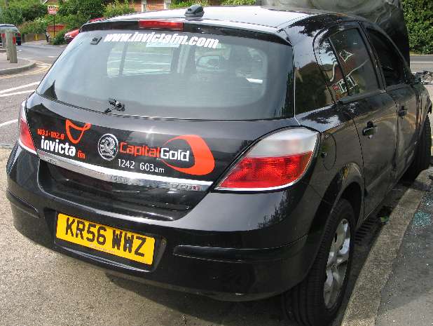 Rear of Astra 1.7 TI