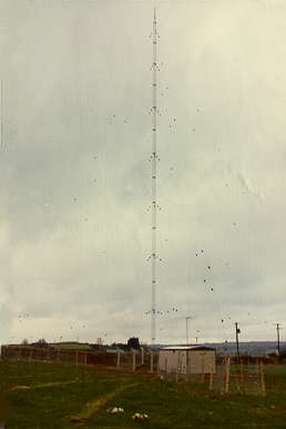 Completed antenna mast
