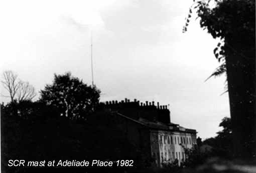 SCR mast at Adeliade Place in 1982