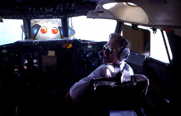 Aircraft Cockpit & Mickey