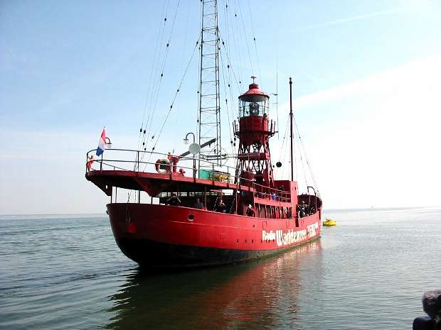 Jenny Baynton moored at sea 2