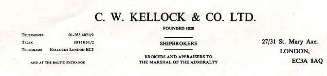 Kellock & Co Ltd Letter Head