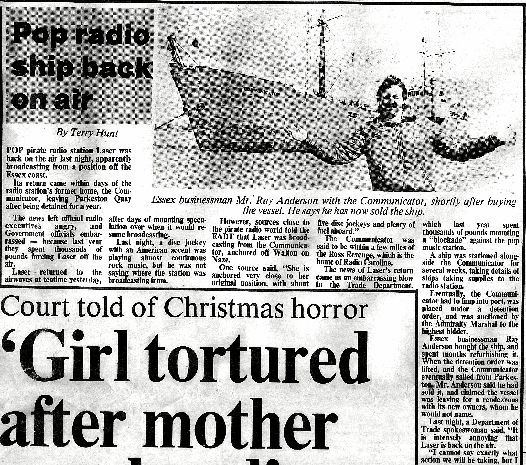 East Anglian Press Report on sale of Communicator