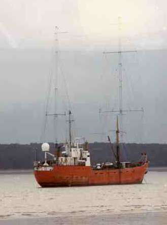 MV Communicator on the River Stour, Essex