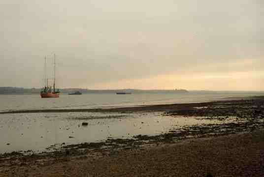 MV Communicator on the River Stour, Essex