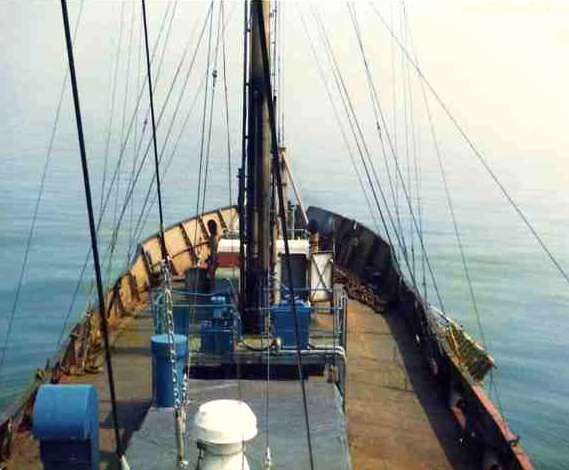 Deck from bridge