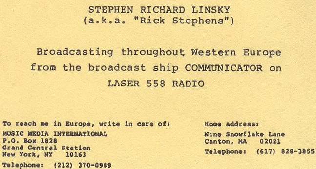 Charlie Wolf's USA Business Card