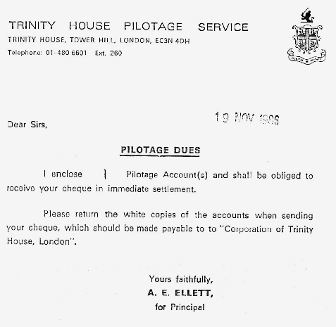Pilotage Dues
