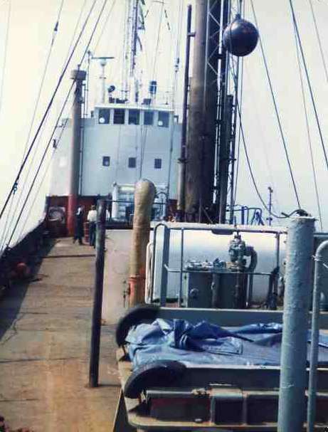 MV Communicator Starboard side deck