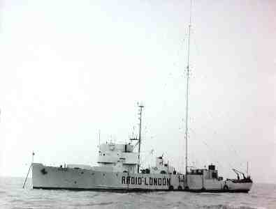 Radio London MV Galaxy in 1966