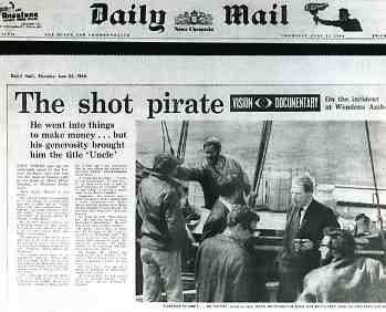 Reg Calvert killed front page news