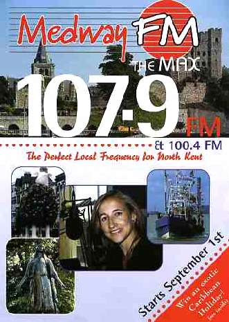 Medway FM launch flyer