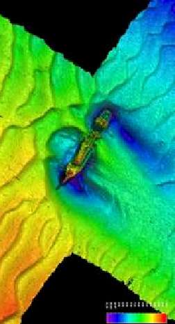 Mi-Amigo Wreck Scouring Sky Photo