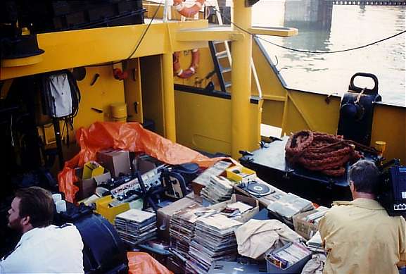 1989 raid studio gear on deck