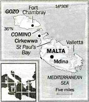 Malta Map