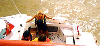 Dawn on tender