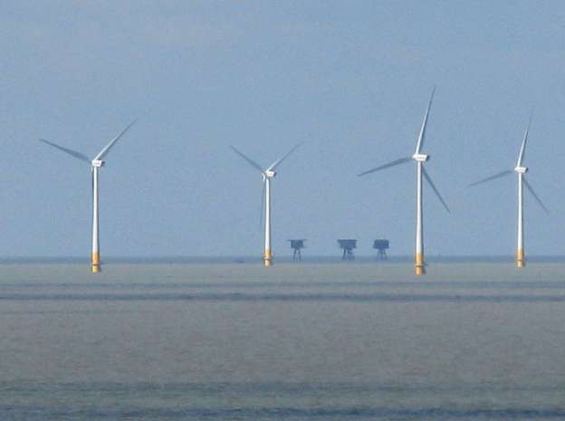 Windfarm & Shivering Sands Forts