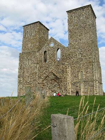Reculver Towers close-up