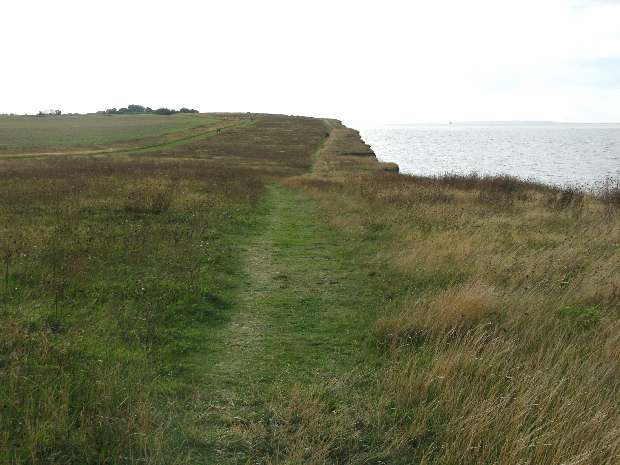 Coastal path towards Herne Bay