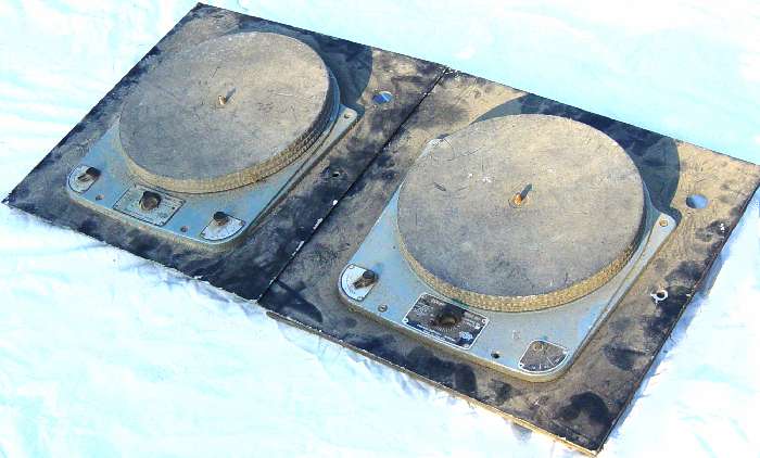 Garrard 301 turntables in a sorry state