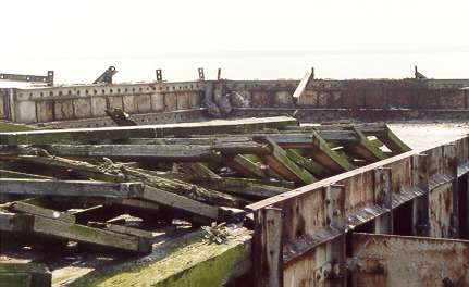 Bofors Tower roof top debris