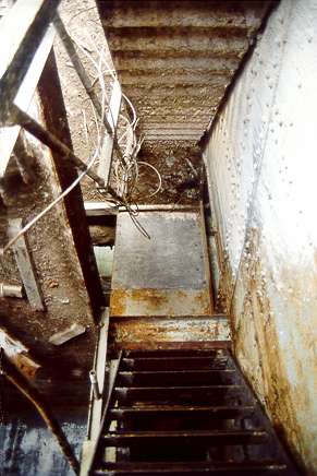 Stairs to Intermediate Level of Bofors Tower