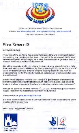Press Release #10